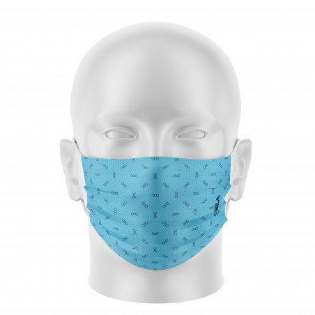 Masques de Protection BOWTIE CYAN - Réutilisable et lavable