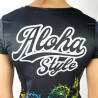 MAILLOT RUNNING FEMME ALOHA STYLE NOIR