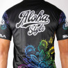 MAILLOT RUNNING HOMME ALOHA STYLE NOIR MULTICOLOR