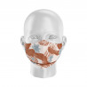 Masque de Protection SILA TROPICAL BLANC - Forme Ergo - 2 couches - Réutilisable et lavable