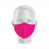 LOT Masques de Protection PRIME Rose - Forme Ergo - 2 couches - Réutilisable et lavable