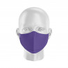 LOT Masques de Protection PRIME Violet - Forme Ergo - 2 couches - Réutilisable et lavable