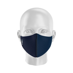 LOT Masques de Protection PRIME Bleu marine - Réutilisable et lavable - Forme Coquille