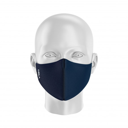 LOT Masques de Protection PRIME Bleu marine - Réutilisable et lavable - Forme Coquille