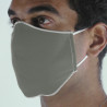 LOT Masques de Protection PRIME Gris - Réutilisable et lavable - Forme Coquille