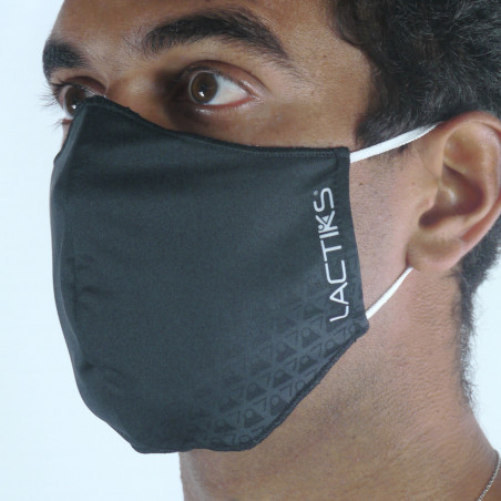 Masque de Protection SILA LACTIKS NOIR - Réutilisable et lavable