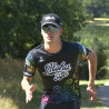 RUNNING JERSEY MEN SILA ALOHA STYLE - BLACK MULTICOLOR