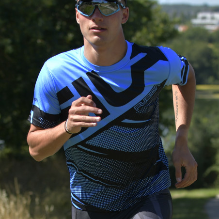 MAILLOT RUNNING HOMME SILA FUSION - BLEU