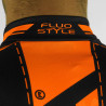 MAILLOT FLUO STYLE 3 ORANGE Manches courtes