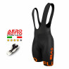 CUISSARD CYCLISME SILA FLUO STYLE 3 ORANGE