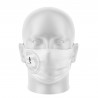 Masque tissu SILA ORIGINE BLANC - Forme Plate - Filtration 2 - UNS2