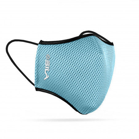 Masque tissu ACTIVE SPORT SAPHIRE - Forme Alvéolé - Filtration 4