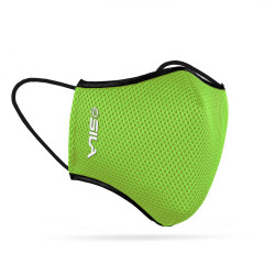 Masque tissu ACTIVE SPORT VERT - Forme Alvéolé - Filtration 4