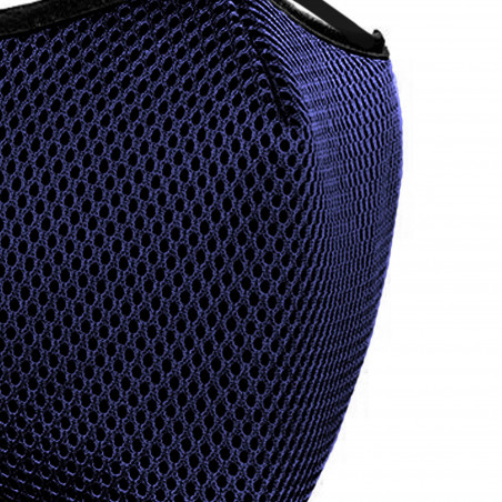 Masque tissu ACTIVE SPORT BLEU MARINE - Forme Alvéolé - Filtration 4