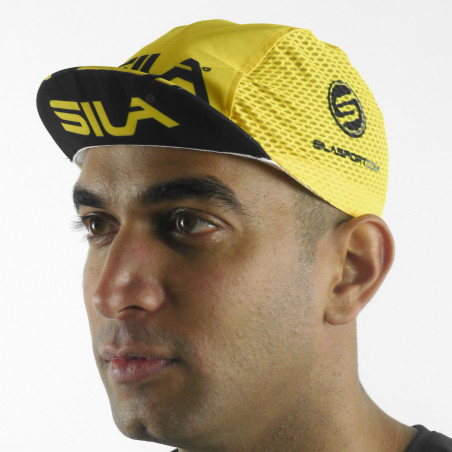 CASQUETTE CYCLISTE SILA - JAUNE