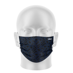 Masque tissu SILA CREATIVITY BLEU - Forme Plate - Filtration 1 - UNS1