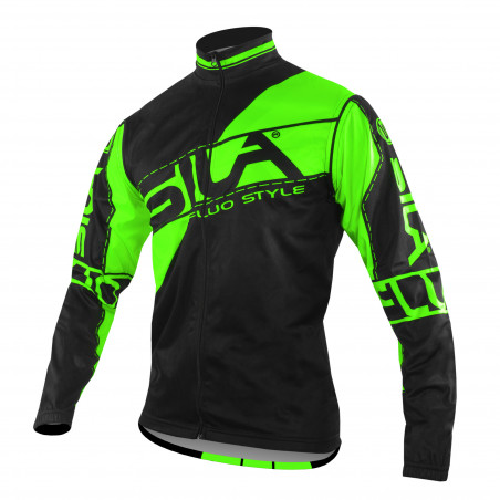 VESTE COUPE VENT Manches détachables SILA FLUO STYLE 3 VERT