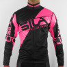 JACKET WINDSTOPPER Detachable sleeves SILA FLUO STYLE 3 PINK