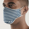 Masque tissu SILA MARINIERE BLEU - Forme Ergo - Filtration 2 - UNS2