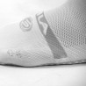 HALF-CALF SOCKS SILA GEOMETRIC - WHITE / GREY