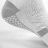 HALF-CALF SOCKS SILA GEOMETRIC - WHITE / GREY