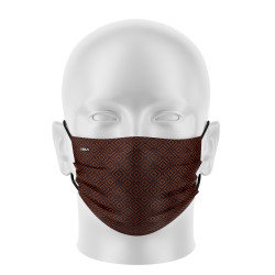 Women mask SILA ELEGANT BROWN - Flat shape - Filtration 1 - UNS1