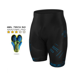 CYCLING BIB SHORT SILA IRON STYLE BLUE ( without braces)