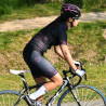 CYCLING BIB SHORT SILA IRON STYLE PINK ( without braces)