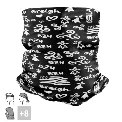 BANDANA NECK multifunction SILA BREIZH Black