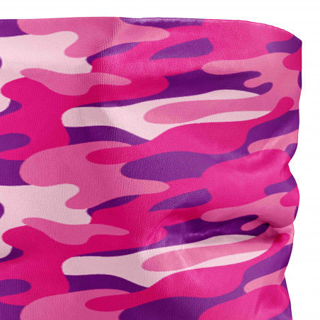 BANDANA NECK multifunction SILA CAMO Pink