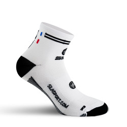 SHORT SOCKS SILA RACING - WHITE / BLACK