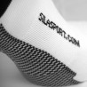 CHAUSSETTES RACING SILA - Courtes BLANC / NOIR