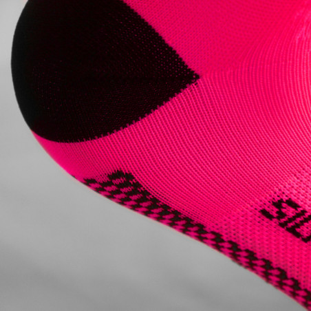 SHORT SOCKS SILA RACING - FLUO PINK / BLACK