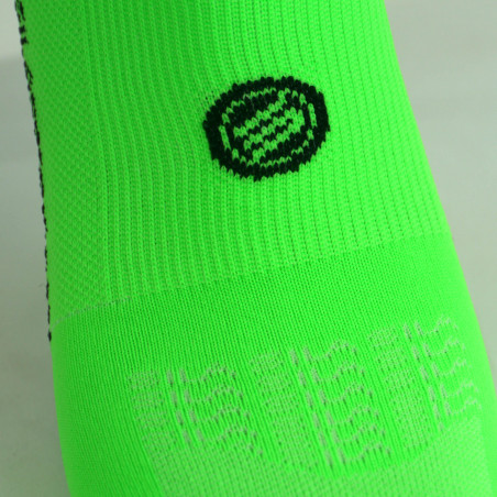 SHORT SOCKS SILA RACING - FLUO GREEN / BLACK