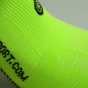 CHAUSSETTES RACING SILA - Courtes JAUNE FLUO / NOIR