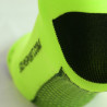 CHAUSSETTES RACING SILA - Courtes JAUNE FLUO / NOIR