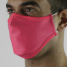 Masque tissu SILA AZALEA Rose AJUSTABLE - Forme Ergo - Filtration 2 - UNS2