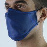 Masque tissu SILA SMART BLEU MARINE AJUSTABLE - Forme Ergo - Filtration 2 - UNS2