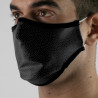 Masque tissu SILA AZALEA Noir AJUSTABLE - Forme Ergo - Filtration 2 - UNS2
