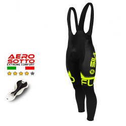 CYCLING BIB TIGHTS SILA FLUO STYLE 3- YELLOW