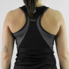 RUNNING WOMAN SLEEVELESS JERSEY SILA AZALEA - BLACK