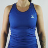 RUNNING WOMAN SLEEVELESS JERSEY SILA AZALEA - BLUE