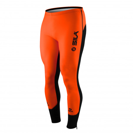 COLLANT D'ÉCHAUFFEMENT ZIP SILA FLUO STYLE 3 PLUS - ORANGE