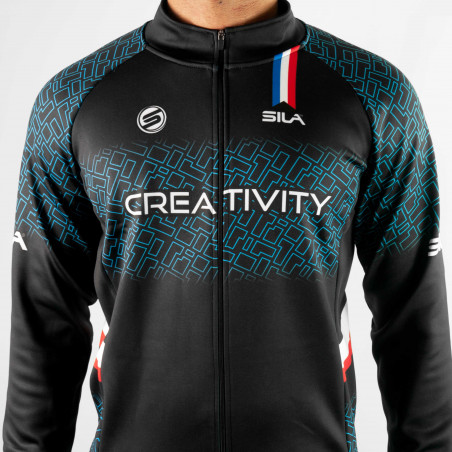 WARMING THERMAL JACKET SILA CREATIVITY  - BLUE