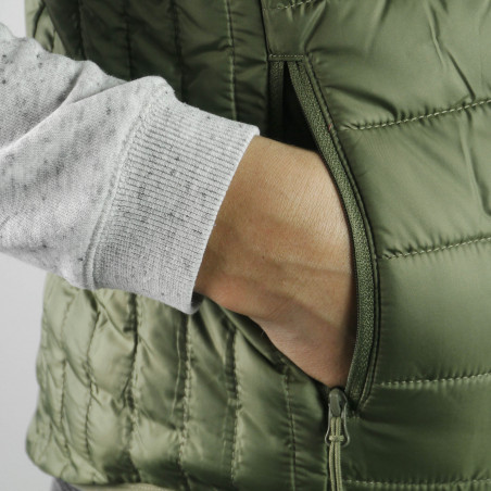 WINTER JACKET Sleeveless SILA  Green - WOMEN