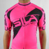 MAILLOT SILA FLUO STYLE 3 Plus – ROSE – Manches courtes