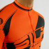 MAILLOT SILA FLUO STYLE 3 Plus – ORANGE – Manches courtes
