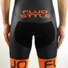 CUISSARD CYCLISME SILA FLUO STYLE 3 Plus – ORANGE