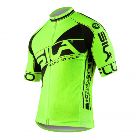 JERSEY SILA FLUO STYLE 3 Plus - GREEN - Short sleeves