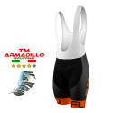 CYCLING BIB SHORT SILA FLUO STYLE 3 Plus - ORANGE